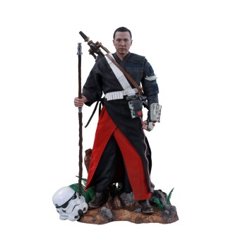 Star Wars Rogue One Movie Masterpiece Action Figure 1/6 Chirrut Imwe Deluxe Version 29 cm